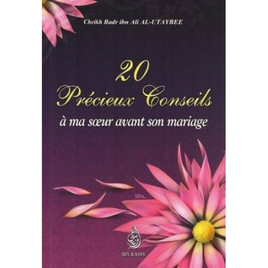 20 conseils à ma soeur avant son mariage (French only)